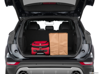 2017 lincoln mkc cargo area with stuff