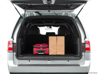 2017 lincoln navigator-l cargo area with stuff