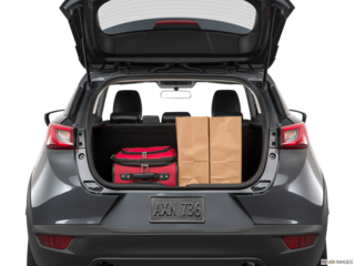 2017 mazda cx-3 cargo area with stuff