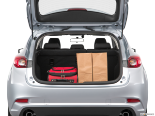 2017 mazda mazda3 cargo area with stuff