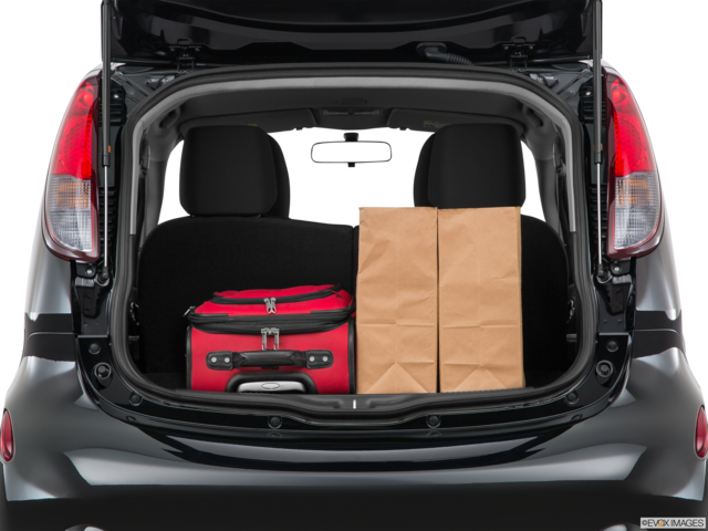 2017 mitsubishi i-miev cargo area with stuff