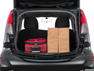 2017 mitsubishi i-miev cargo area with stuff