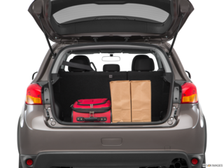 2017 mitsubishi outlander-sport cargo area with stuff