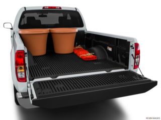 2017 nissan frontier cargo area with stuff