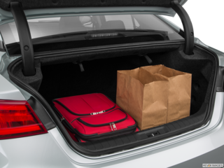 2017 nissan maxima cargo area with stuff