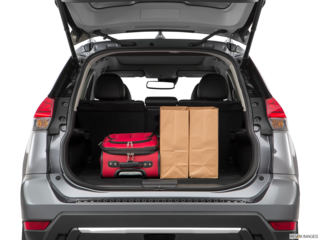 2017 nissan rogue cargo area with stuff