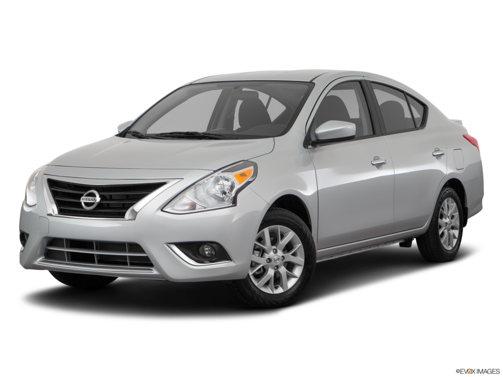 2017 nissan versa angled front