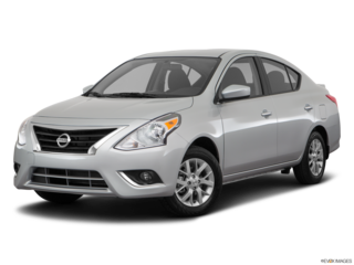 2017 nissan versa angled front