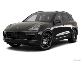 2017 porsche cayenne angled front