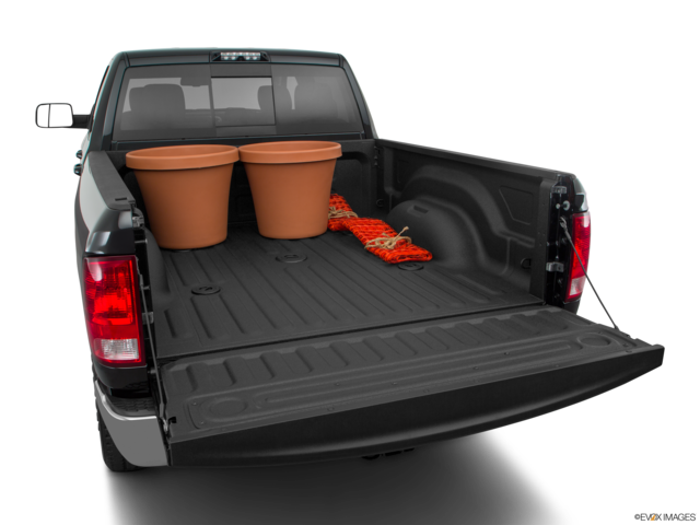 2017 ram 3500 cargo area with stuff