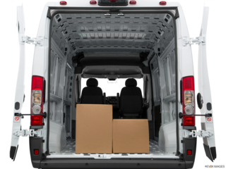 2017 ram promaster-2500 cargo area with stuff