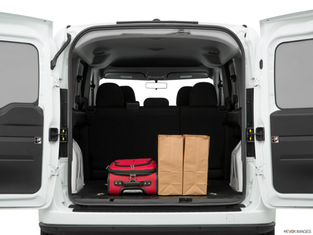 2017 ram promaster-city cargo area with stuff
