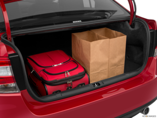 2017 subaru impreza cargo area with stuff