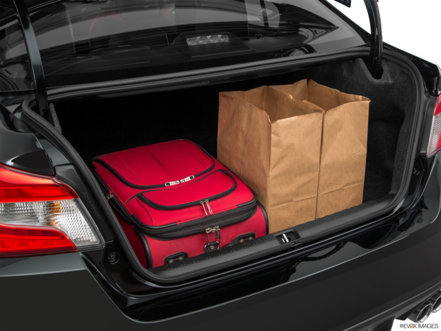 2017 subaru wrx cargo area with stuff