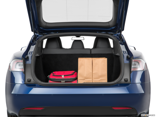 2017 tesla model-s cargo area with stuff