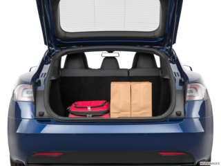 2017 tesla model-s cargo area with stuff