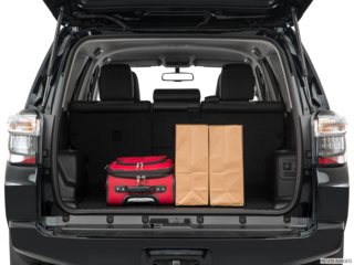 2017 toyota 4runner cargo area with stuff