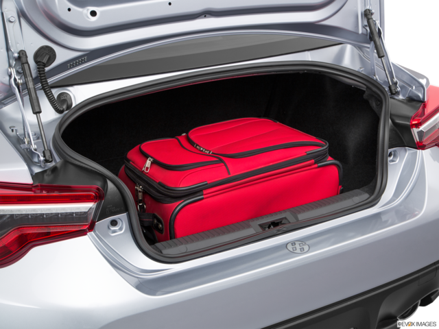 2017 toyota 86 cargo area with stuff