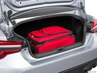 2017 toyota 86 cargo area with stuff