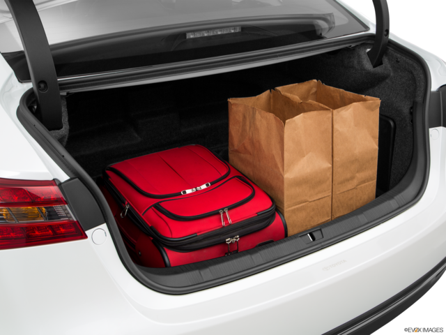 2017 toyota avalon-hybrid cargo area with stuff