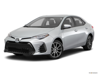 2017 toyota corolla angled front