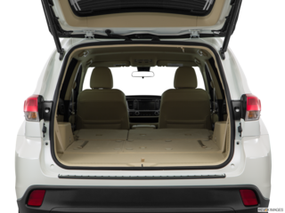 2017 toyota highlander cargo area empty