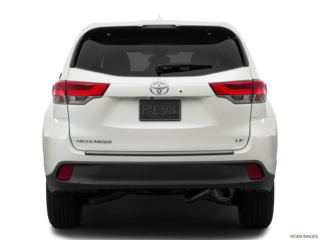 2017 toyota highlander back