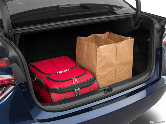 2017 toyota mirai cargo area with stuff