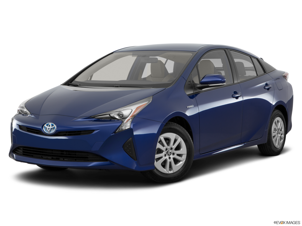 2017 toyota prius angled front