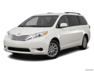 2017 toyota sienna angled front
