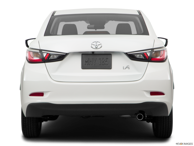 2017 toyota yaris-ia back