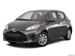 2017 toyota yaris angled front