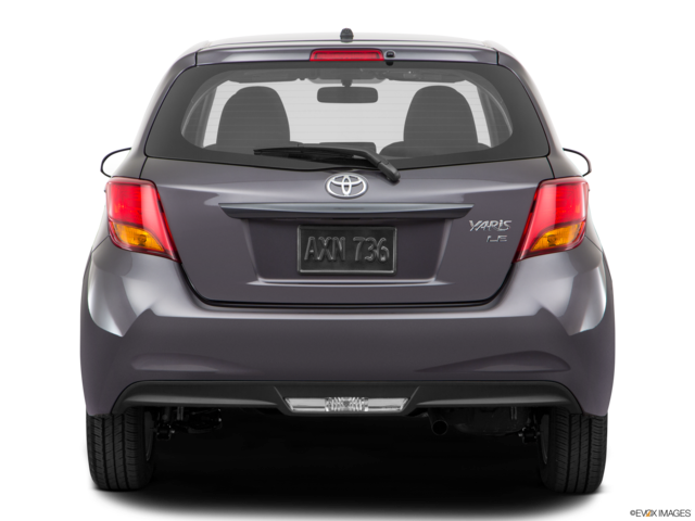 2017 toyota yaris back