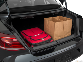 2017 volkswagen cc cargo area with stuff