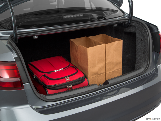 2017 volkswagen jetta cargo area with stuff