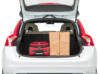 2017 volvo v60 cargo area with stuff