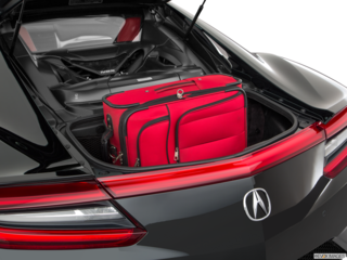 2018 acura nsx cargo area with stuff