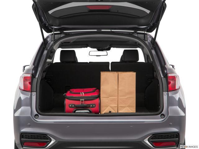 2018 acura rdx cargo area with stuff