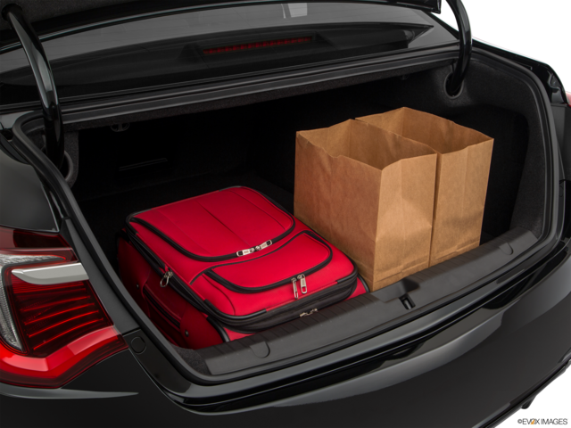 2018 acura rlx cargo area with stuff