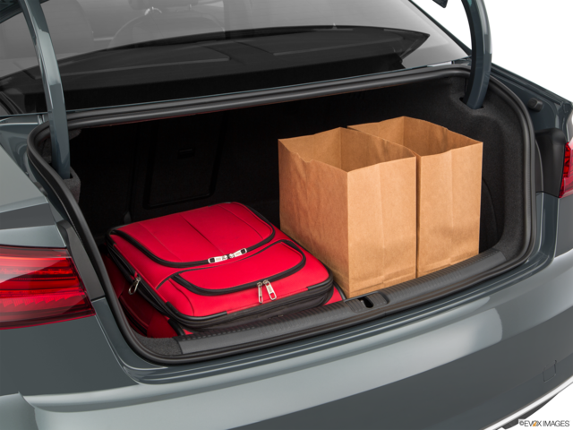 2018 audi a3 cargo area with stuff