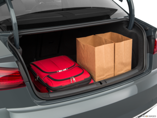 2018 audi a3 cargo area with stuff