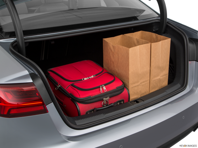 2018 audi a6 cargo area with stuff