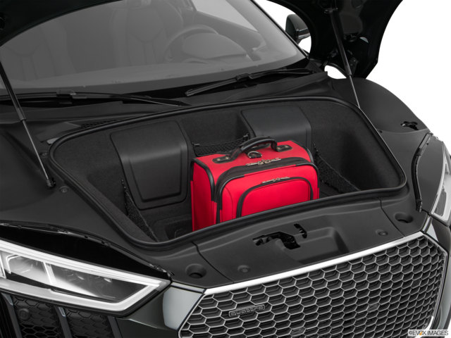 2018 audi r8 cargo area with stuff