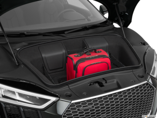 2018 audi r8 cargo area with stuff