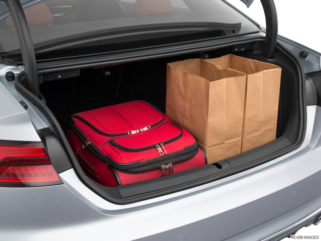 2018 audi s5 cargo area with stuff