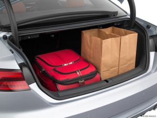 2018 audi s5 cargo area with stuff