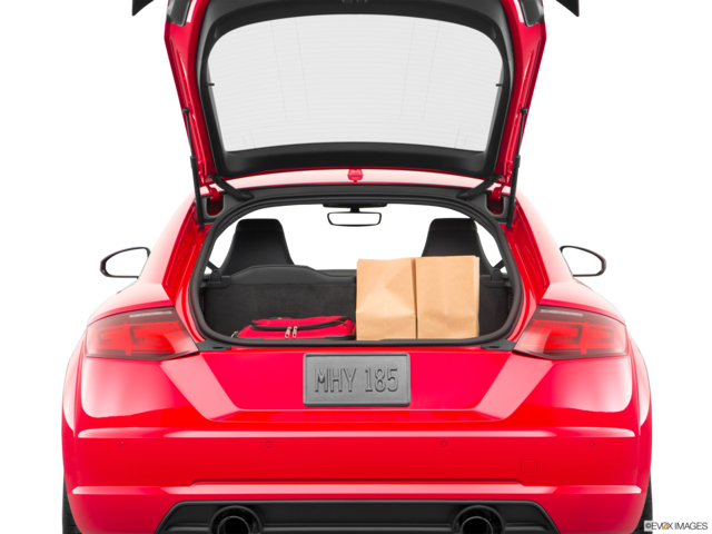 2018 audi tt cargo area with stuff