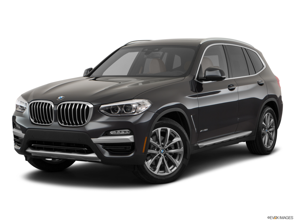 2018 bmw x3 angled front