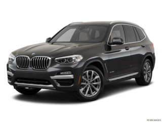 2018 bmw x3 angled front