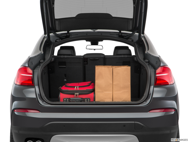2018 bmw x4 cargo area with stuff